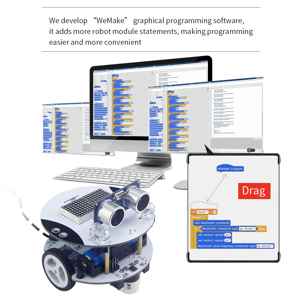 QBot Programmable Smart Robot Car Kit